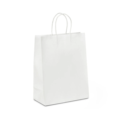 White Twisted Paper Bag